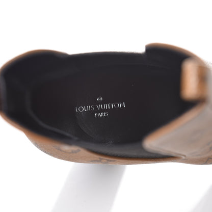 Louis Vuitton Patent Reverse Monogram Star Trail Chelsea Ankle Boots 38.5 7 of 9
