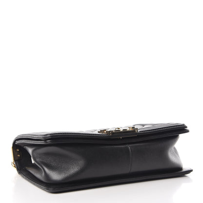 Chanel Lambskin Quilted Medium Boy Flap Black 4 of 9