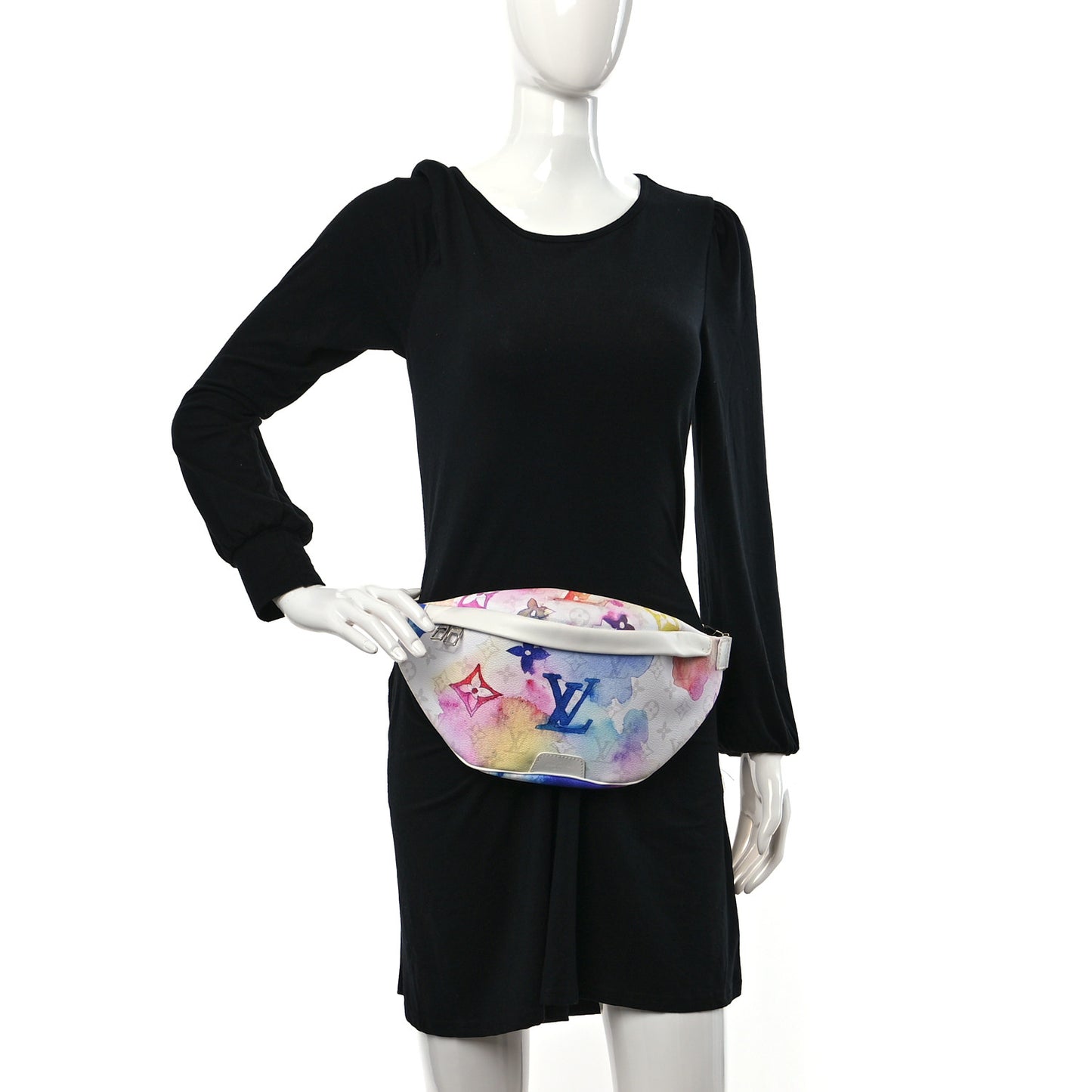 Monogram Watercolor Discovery Bumbag Multicolor