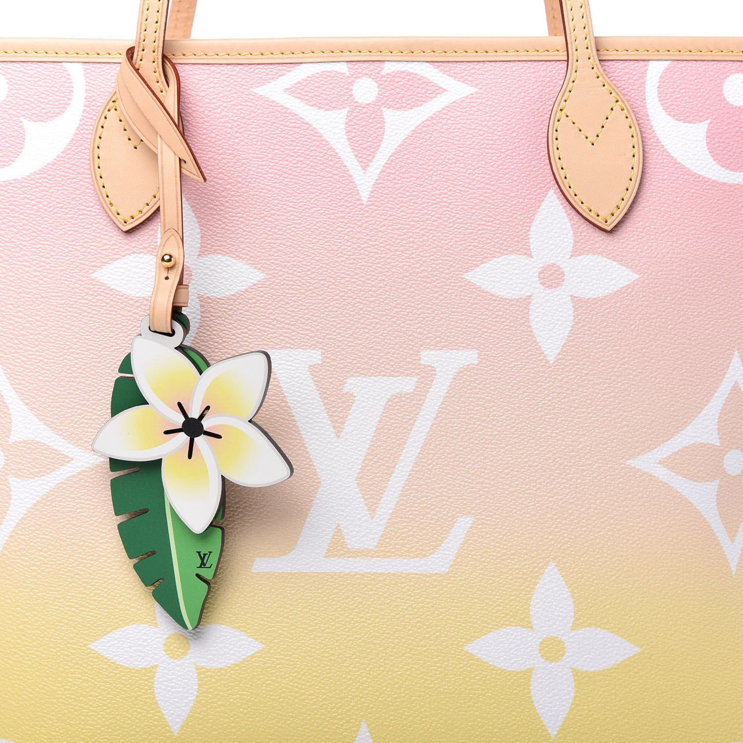 Monogram Giant By The Pool Neverfull MM Light Pink