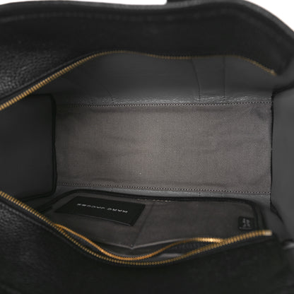 Marc Jacobs Grained Calfskin Medium The Tote Bag Black 5 of 8