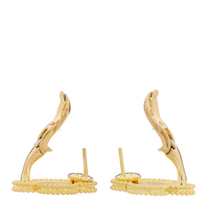 Van Cleef & Arpels 18K Yellow Gold Magic Alhambra Earrings 3 of 4