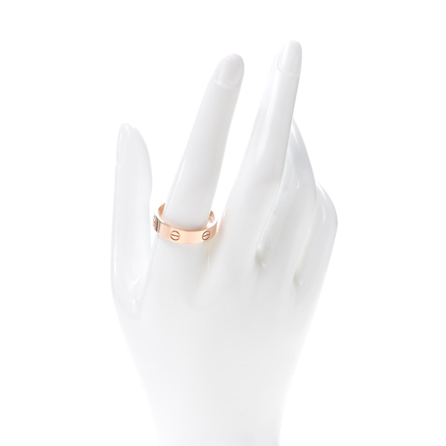 18K Pink Gold 5.5mm LOVE Ring 65 11