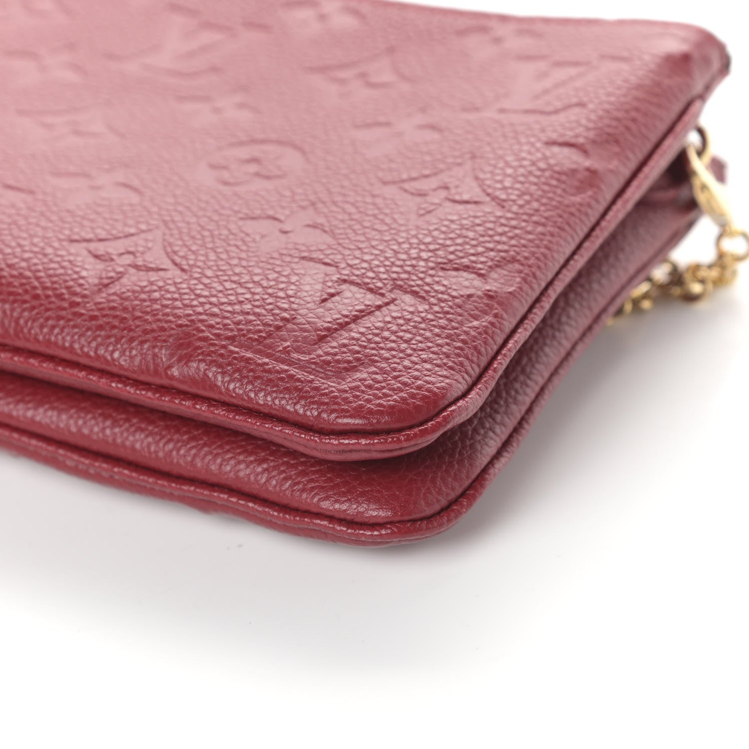 Louis Vuitton Empreinte Double Zip Pochette Cherry Berry 10 of 10