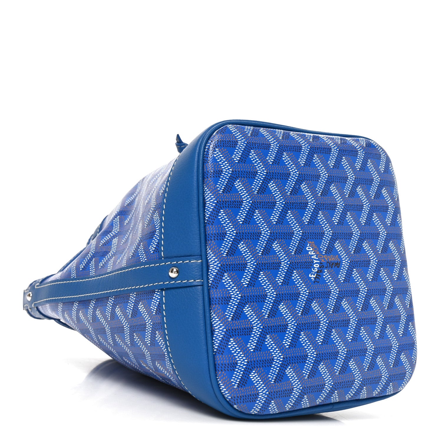 Goyard Goyardine Petit Flot Bucket Bag PM Sky Morning 4 of 9