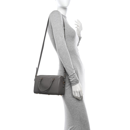 Saint Laurent Calfskin Classic Baby Duffle Fog 2 of 12