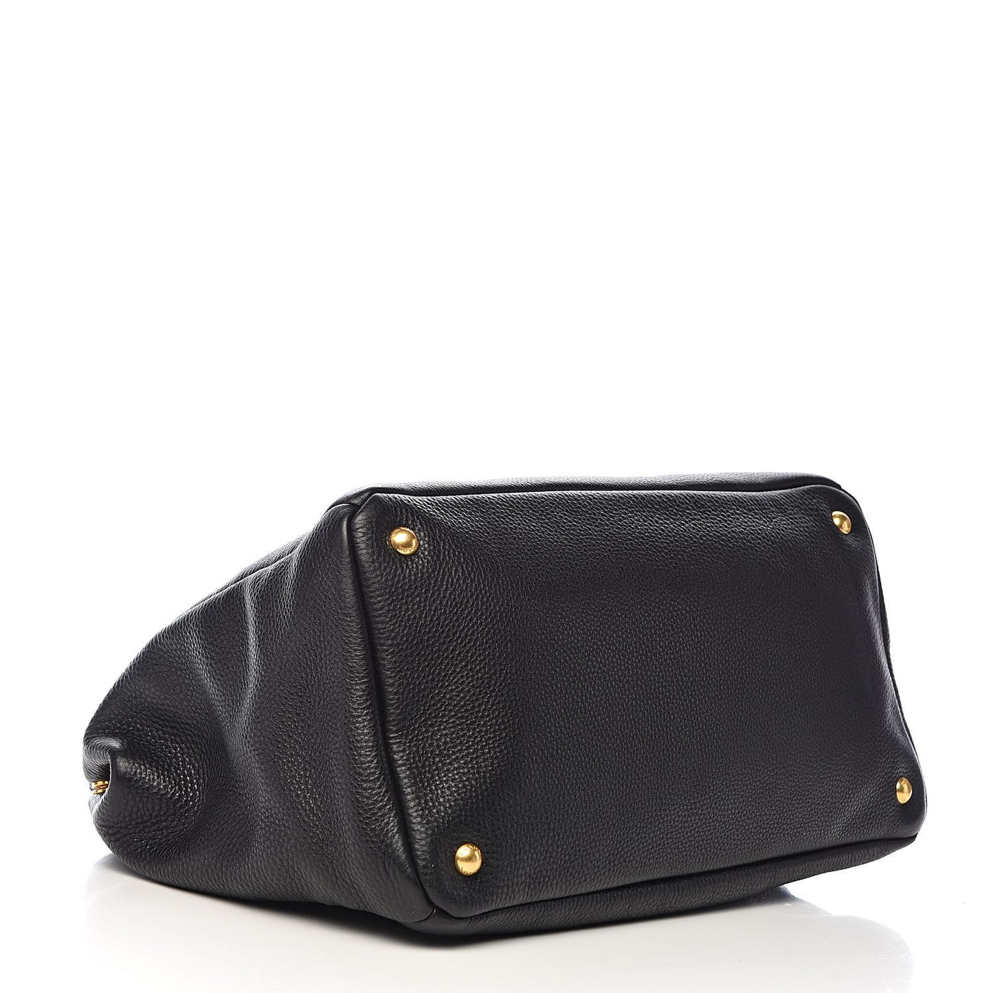Vitello Daino Tote Black