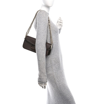 Valentino Garavani Calfskin Enamel Vlogo Loco Shoulder Bag Fondant 2 of 10