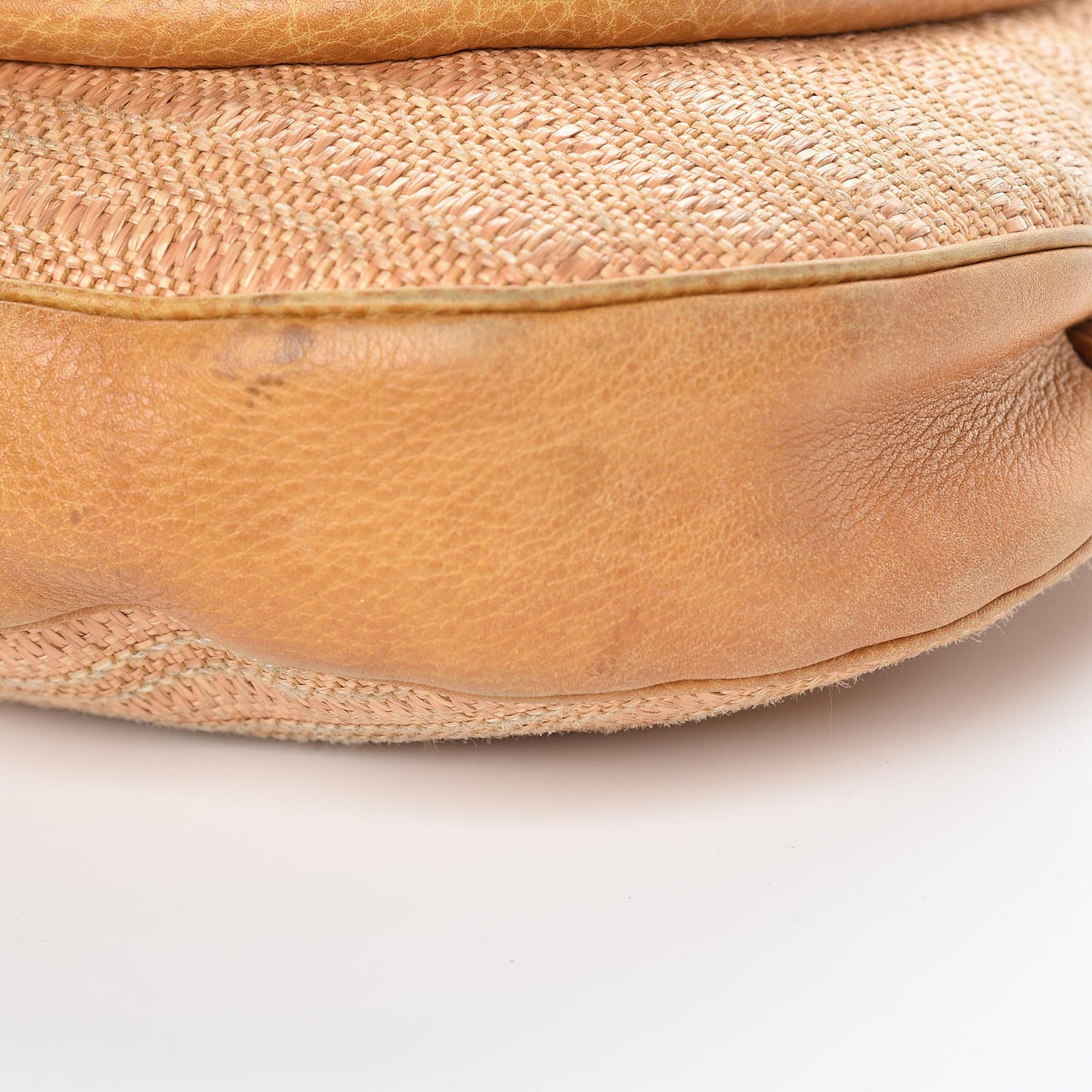 Libeccio Raffia Large New Pelham Shoulder Bag Light Brown