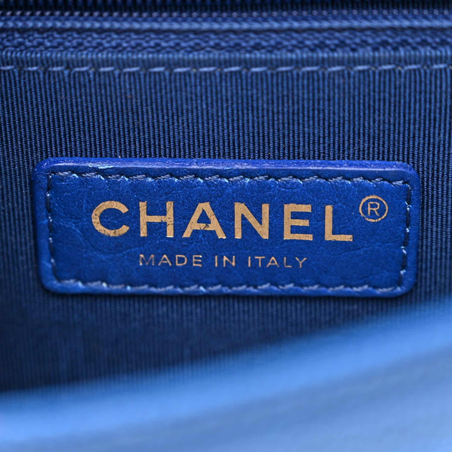 Chanel Caviar Quilted Sunset On The Sea Waist Bag Blue 6 of 13