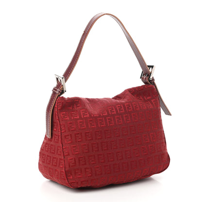 Fendi Zucchino Baguette Red 3 of 10