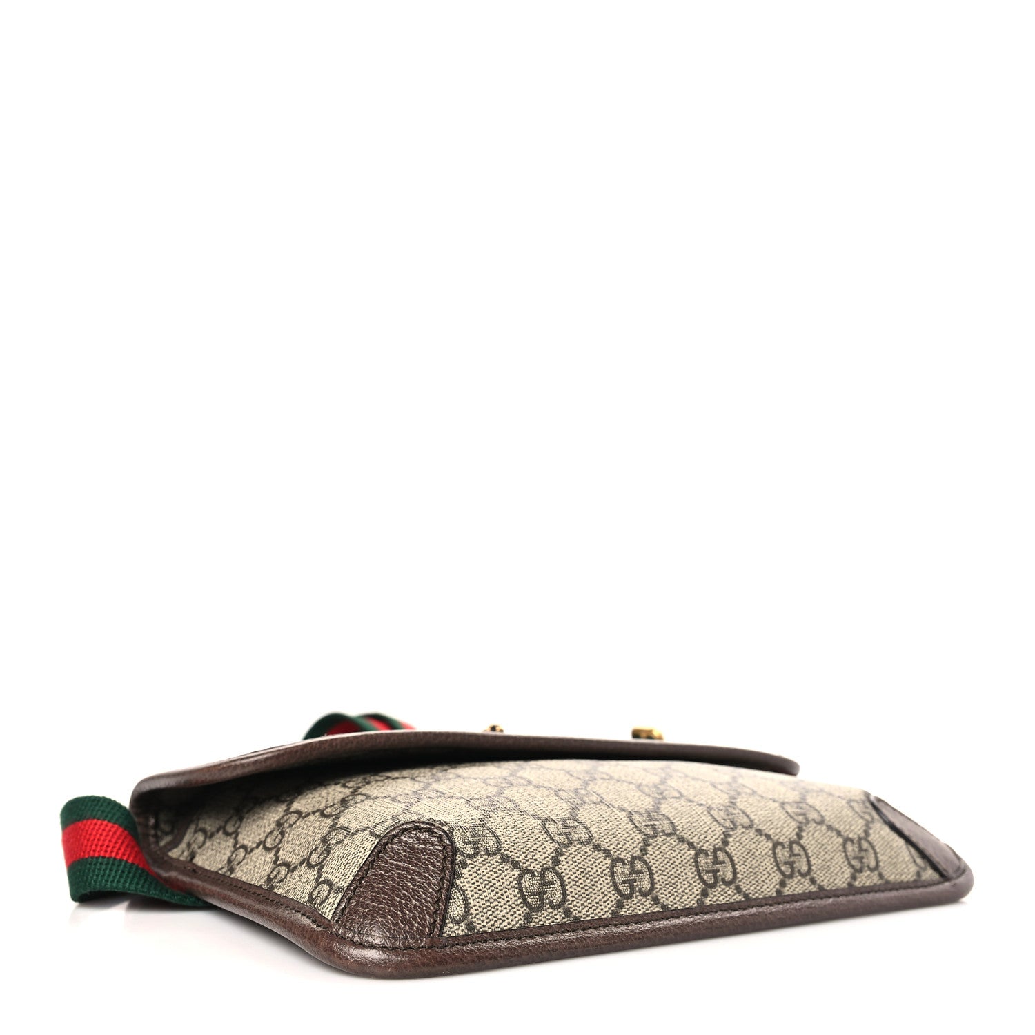 Gucci GG Supreme Monogram Neo Vintage Web Belt Bag Brown 4 of 11