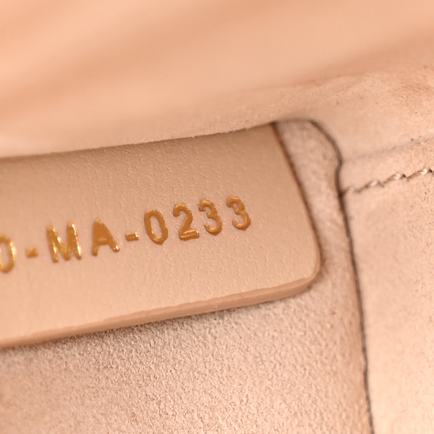 Lambskin Cannage Micro Lady D-Joy Sand Rose
