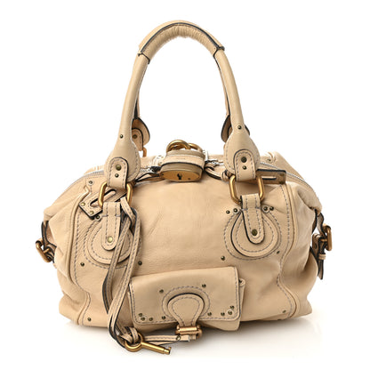 Chloe Calfskin Paddington Front Pocket Tote Creme 1 of 10