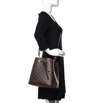 Louis Vuitton Monogram Neonoe MM Black 2 of 13