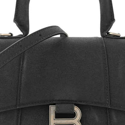 Balenciaga Glitter Fabric Hourglass Top Handle Bag XS Black 8 of 13