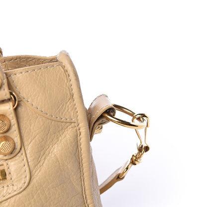 Balenciaga Agneau Giant 12 Gold Hardware Mini City Beige Oryx 18 of 19