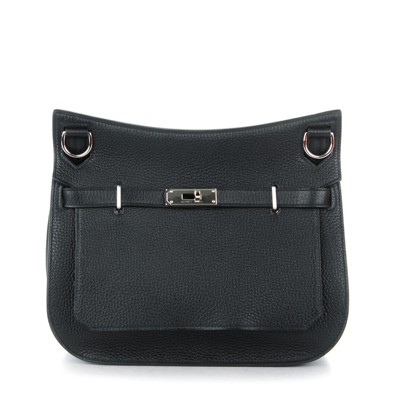Hermes Taurillon Clemence Jypsiere 28 Black 1 of 9