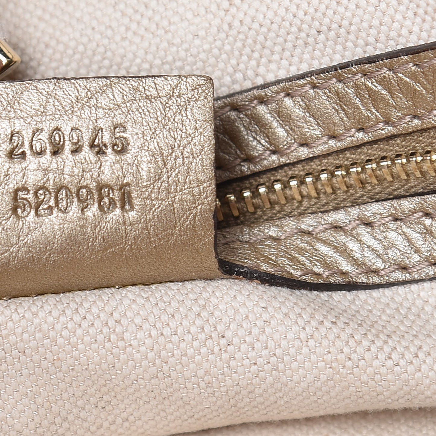 Metallic Pebbled Calfskin Medium Bella Tote Gold