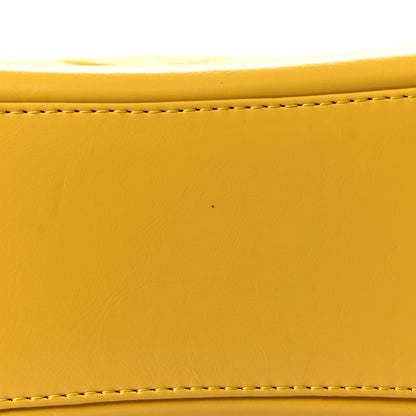 Chanel Aged Calfskin Chevron Quilted Small Gabrielle Backpack Yellow 11 of 11