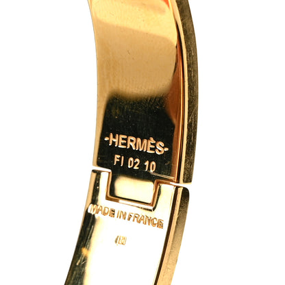 Hermes Enamel Narrow Clic Clac H Bracelet PM Black 4 of 5