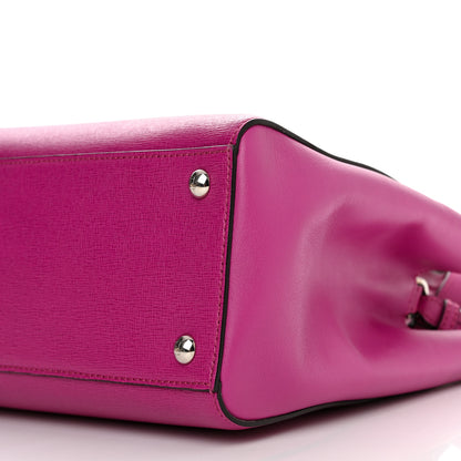 Fendi Vitello Elite Petite 2Jours Tote Magenta 11 of 11