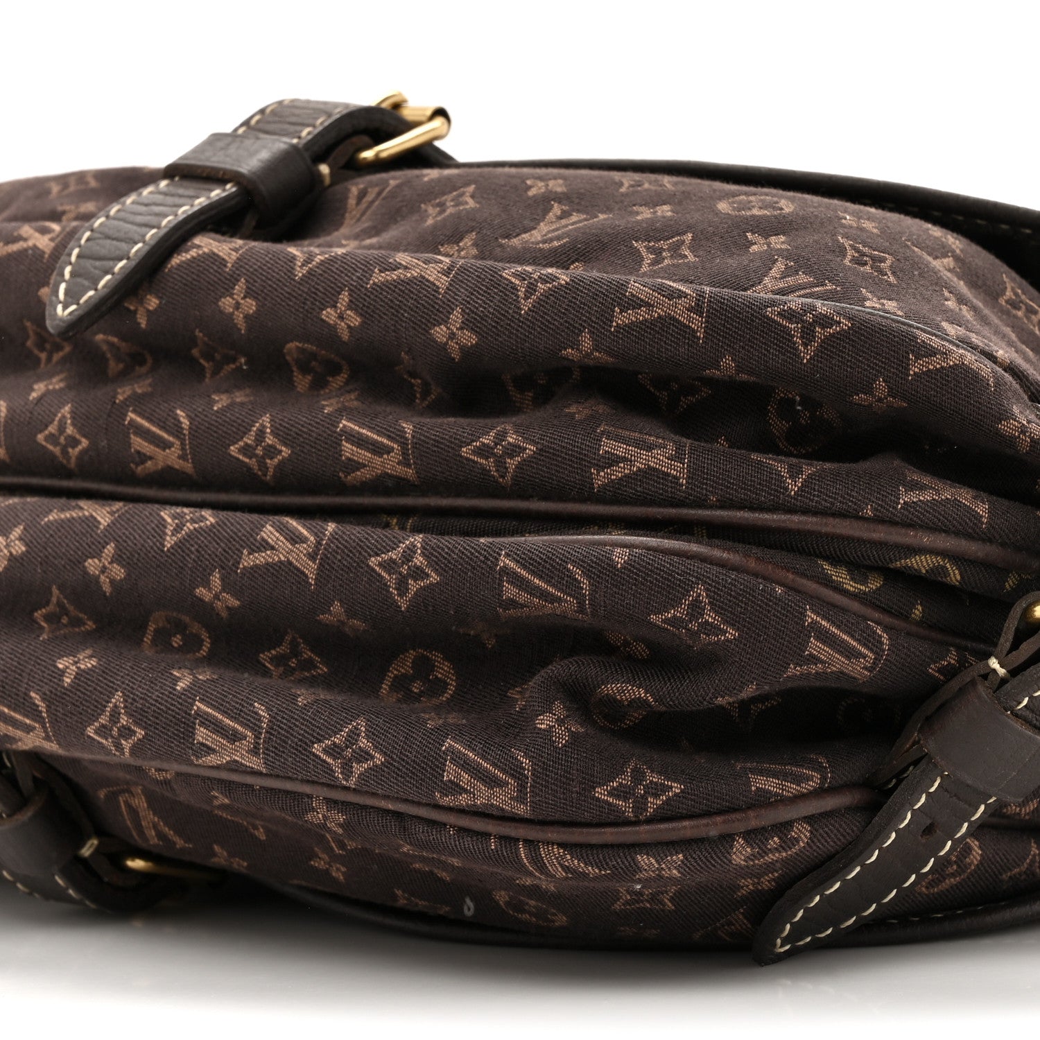 Louis Vuitton Monogram Mini Lin Saumur Ebene 9 of 13