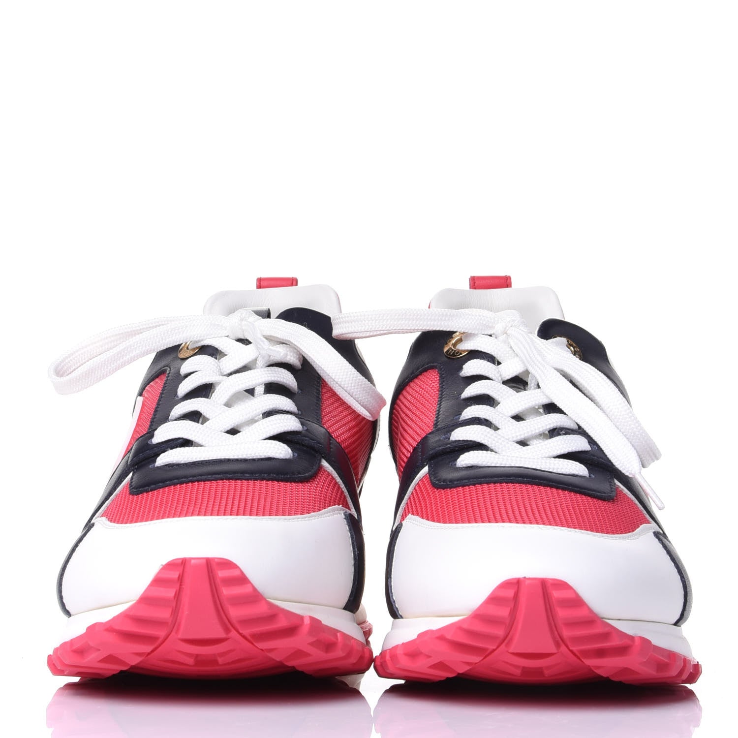 Louis Vuitton Calfskin Run Away Sneakers 37.5 Framboise Pink 2 of 10
