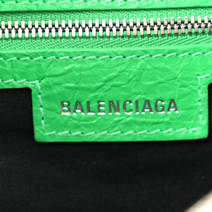 Balenciaga Agneau Arena Small Le Cagole Shoulder Bag Vivid Green 7 of 14