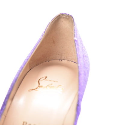 Christian Louboutin Mini Glitter 100 Pumps 39 Purple 11 of 12