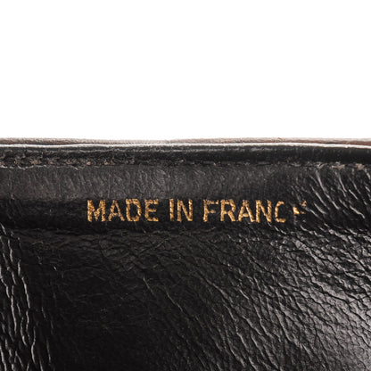 Chanel Lambskin Quilted Medium Double Flap Dark Brown 9 of 22