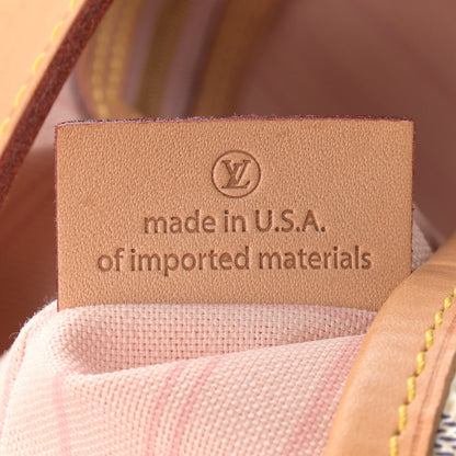 Louis Vuitton Damier Azur Delightful PM Rose Ballerine 6 of 9