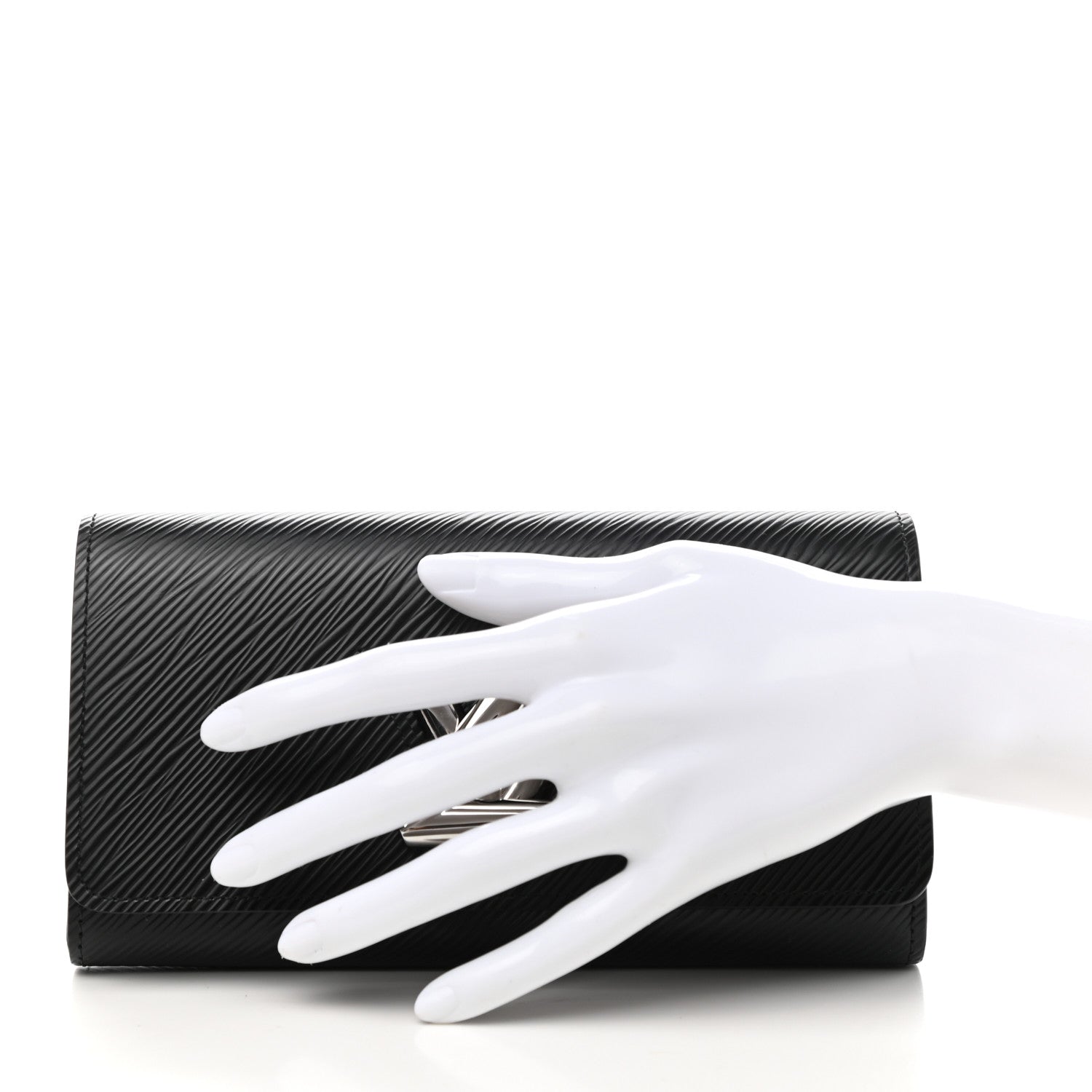 Louis Vuitton Epi Twist Wallet Black 2 of 7