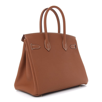 Hermes Togo Birkin 30 Gold 3 of 13