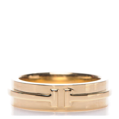 Tiffany 18K Yellow Gold T Two Ring 6 1 of 4