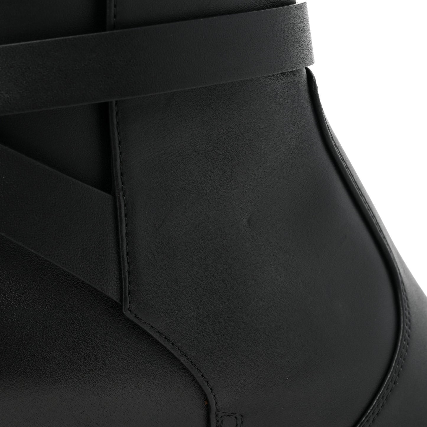 Calfskin Frenchie 50 Ankle Boots 36 Black