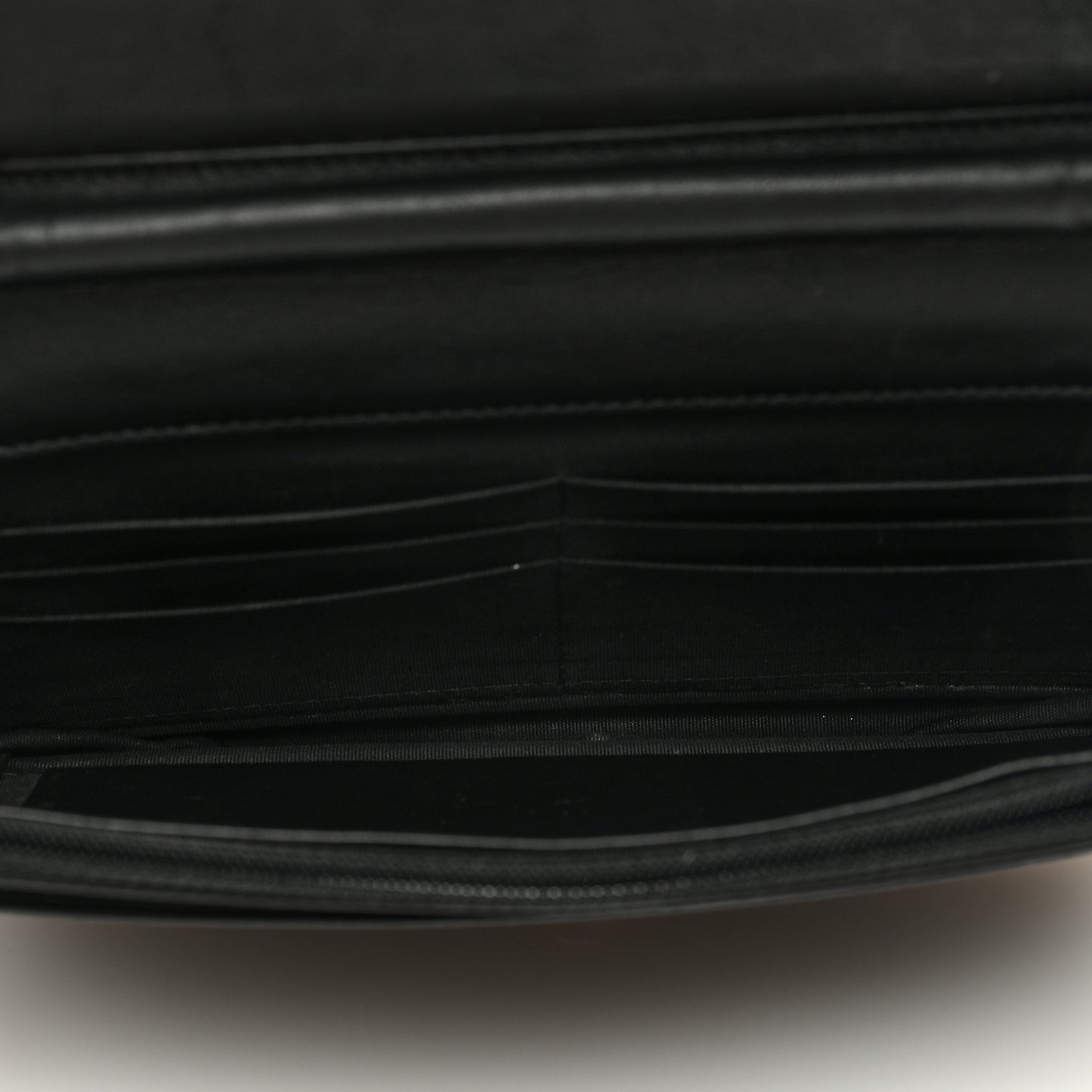 Snakeskin Calfskin Chain Around Boy Wallet On Chain WOC Black