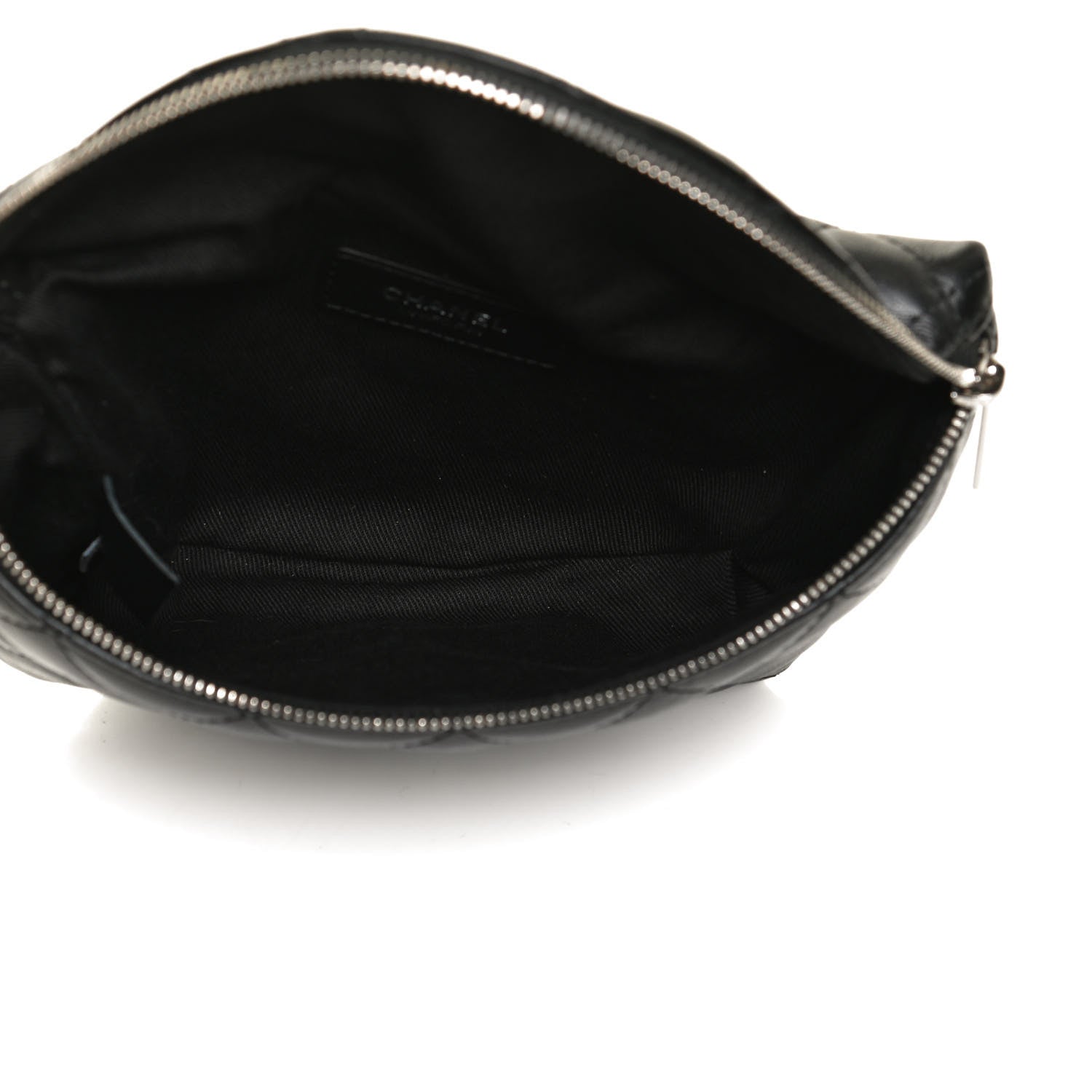 Chanel Lambskin Quilted Waist Belt Bag Black 5 of 12