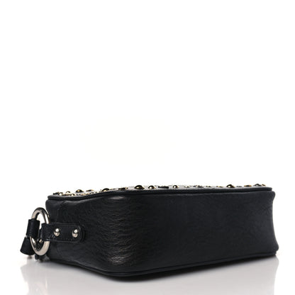 Lanvin Calfskin Studded Nomad Crossbody Black 3 of 7