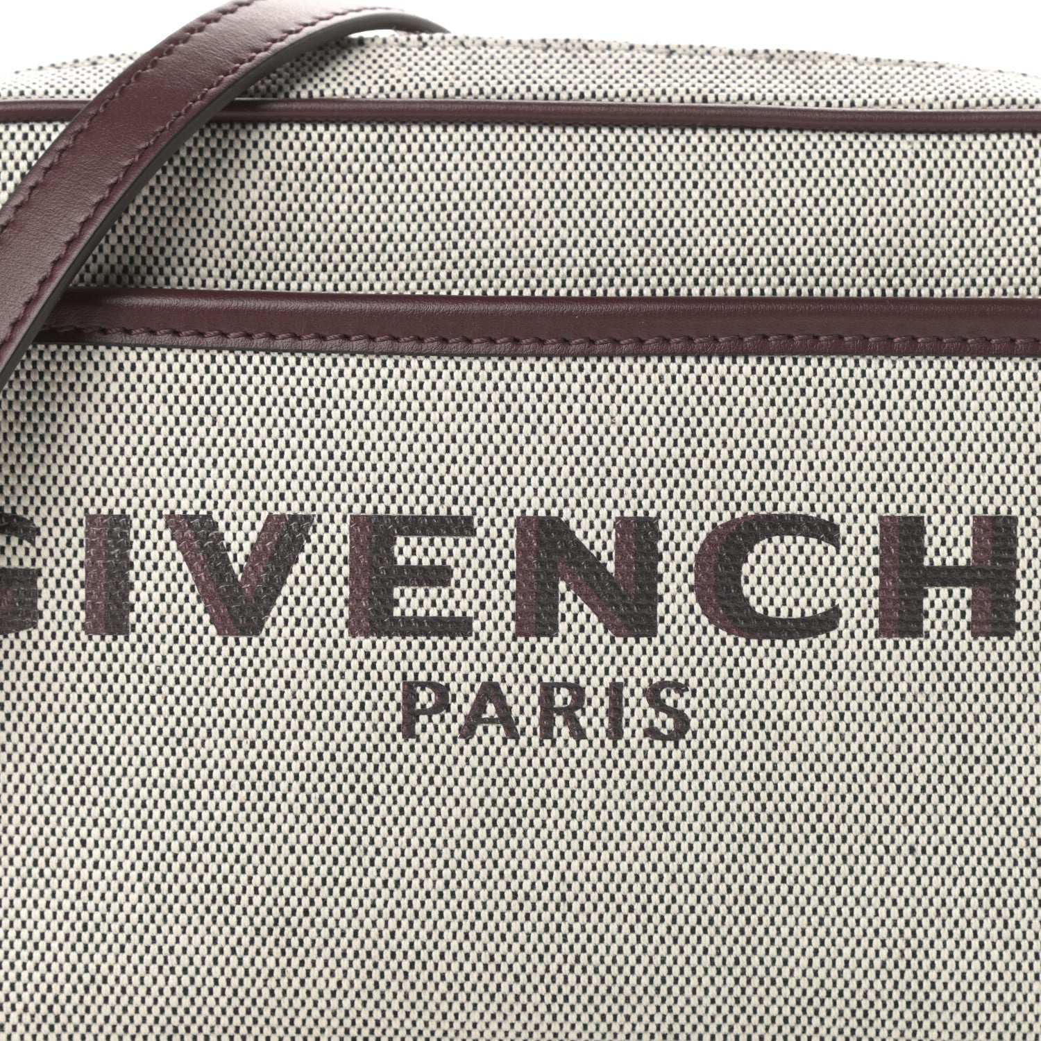Givenchy Canvas Logo Bond Camera Bag Aubergine 8 of 10
