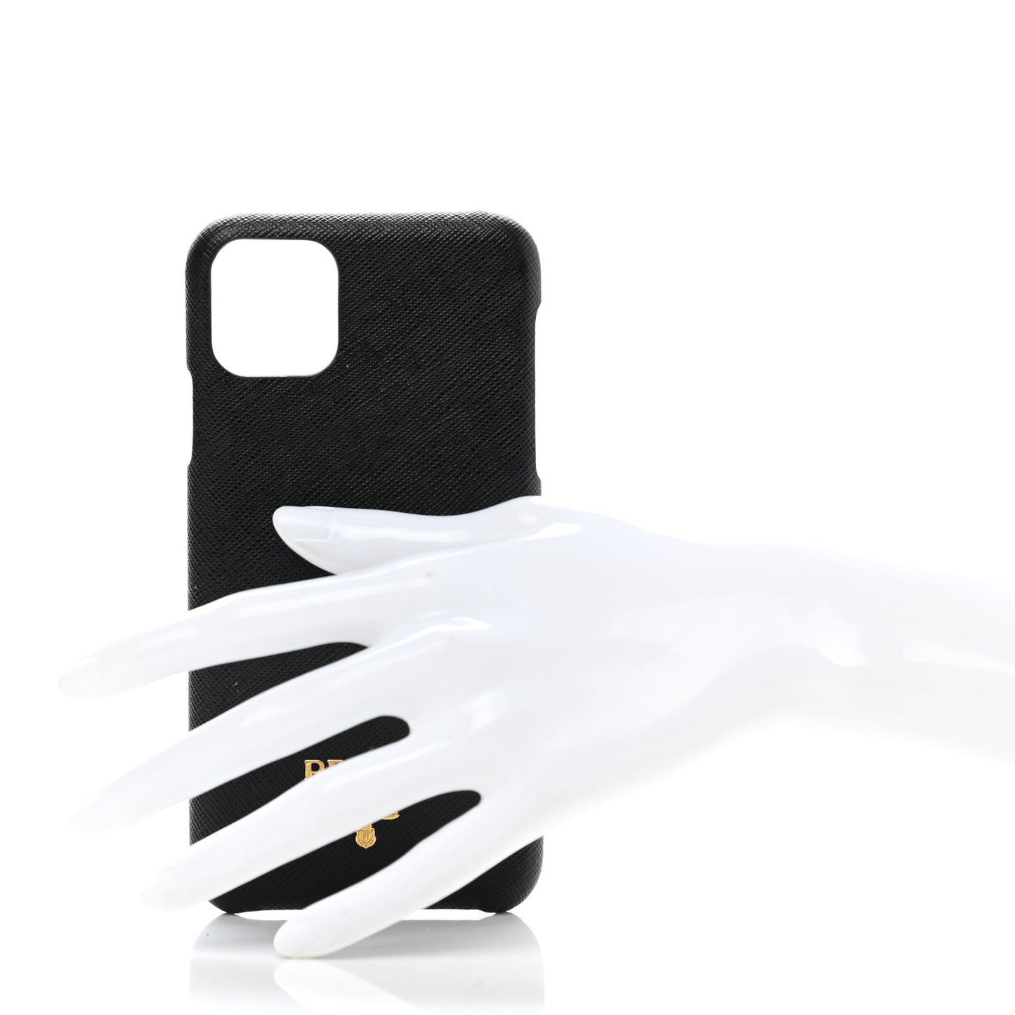 Saffiano iPhone 11 ProMax Case Black