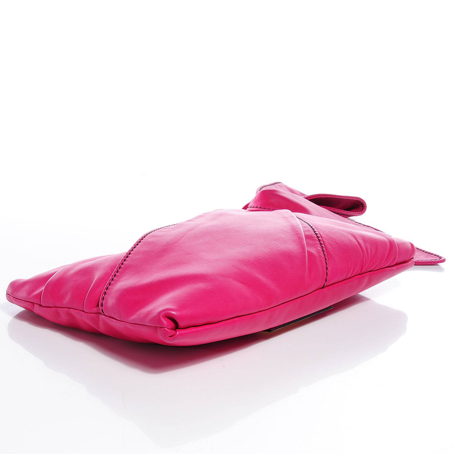 Valentino Garavani Nappa Large Bow Clutch Pink 4 of 8