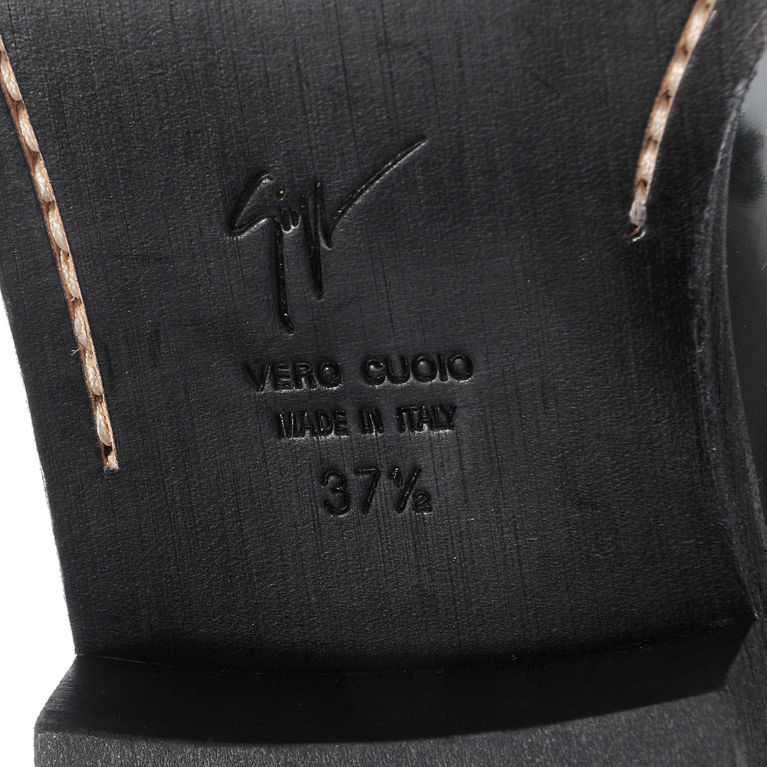 FASHIONPHILE GIUSEPPEZANOTTIPatentStuddedDaphneBikerBoots37.5NeroBlack 6 of 6