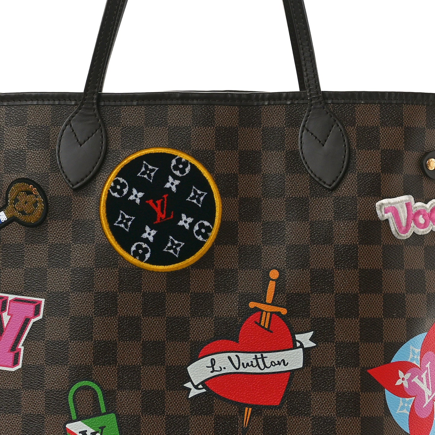 Damier Ebene Travel Stickers Neo Neverfull MM
