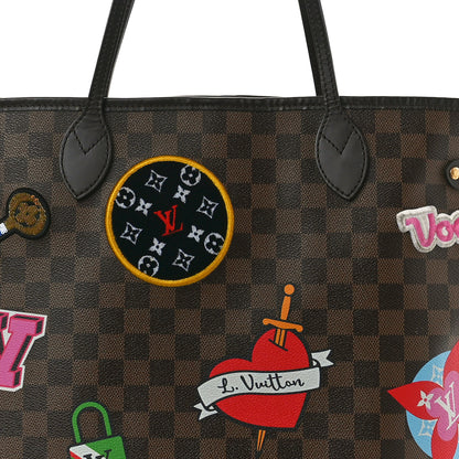Louis Vuitton Damier Ebene Travel Stickers Neo Neverfull MM 7 of 11