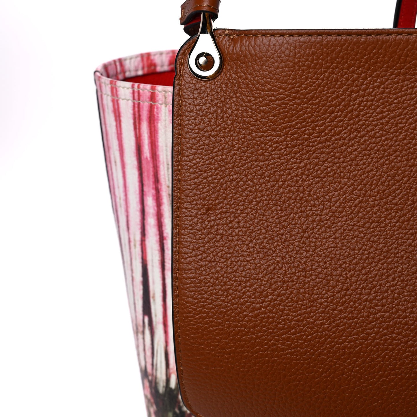 Calfskin Empire Bazin Spikes East West Cabata Tote Multi