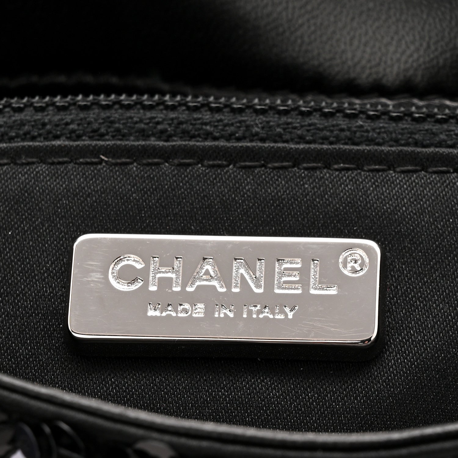 Chanel Sequins Chevron Mini Rectangular Flap Black 6 of 11