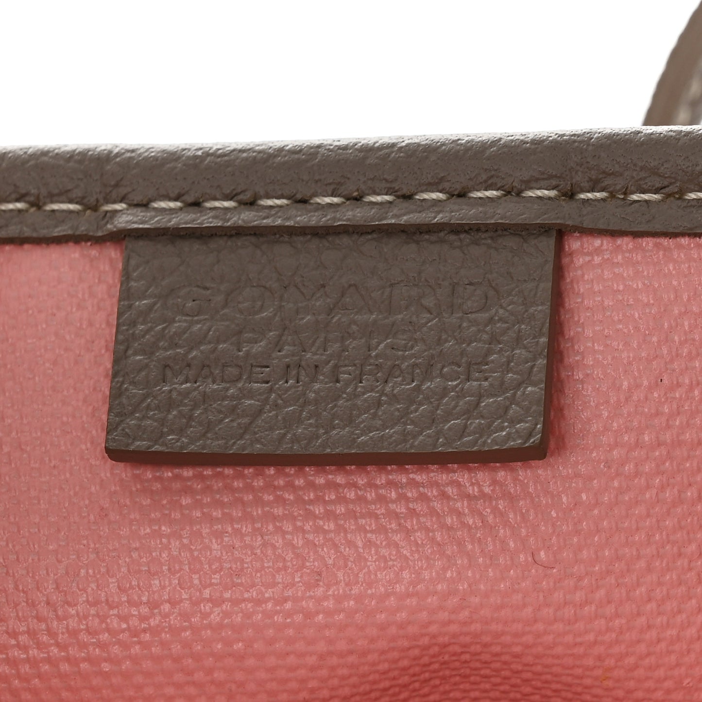 Goyardine Poitiers Claire Voie Tote Grege Powder Pink