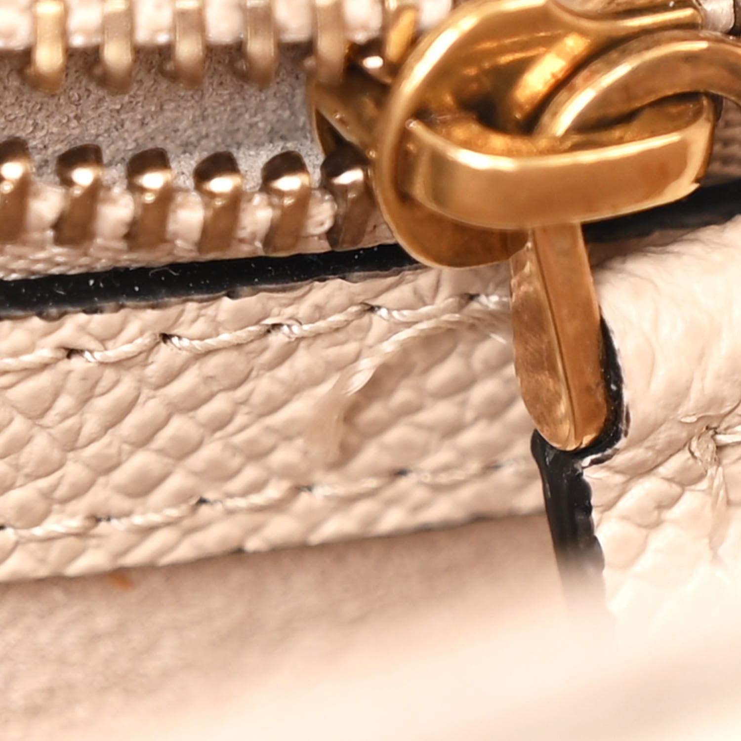 Christian Dior Grained Calfskin Saddle Bag With Strap Caramel Beige 12 of 12