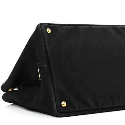 Prada Canapa Logo Tote Black 9 of 10
